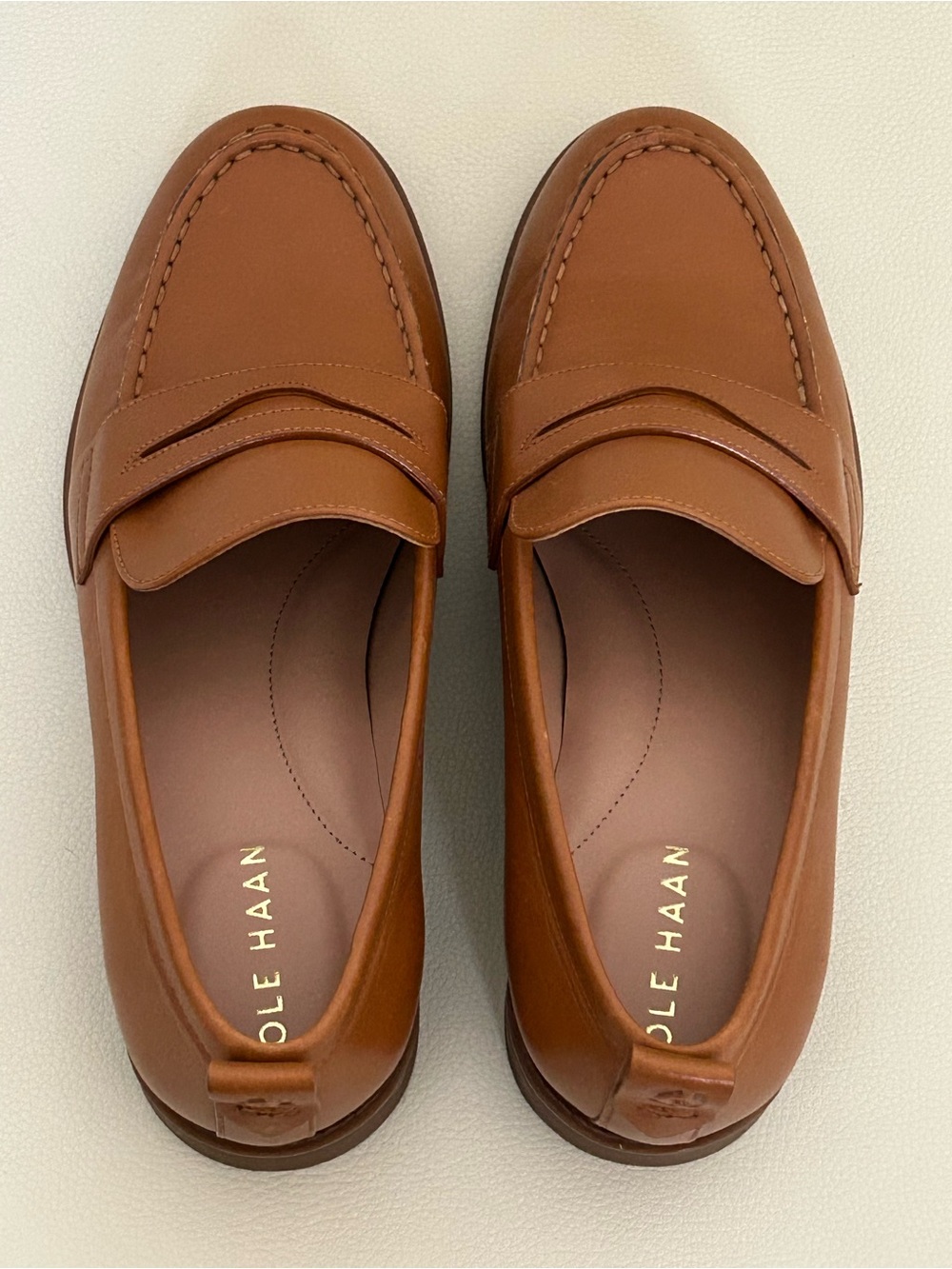 Cole Haan Stassi Penny Loafers Brown - Picture 3 of 5